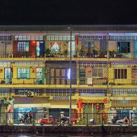 Modernist Building along Cholon dock - Photo taken in 2024