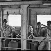 Crossing the Mekong on the ferry at Can Tho